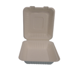 8"x8" 1-Compartment To-Go Box | Made of Sugarcane (200 pcs per Carton)