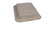 8"x8" 1-Compartment To-Go Box | Made of Sugarcane (200 pcs per Carton)