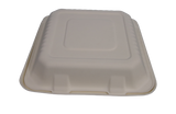 9"x9" 1-C To-Go Box | Made from Sugarcane (200 pcs per Carton)