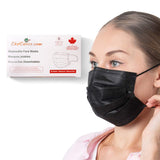 ASTM Level 1 (Pack of 50) Black Face Masks | Made in Canada