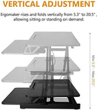 Height Adjustable Standing Desk Riser