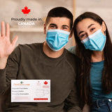 ASTM Level 3 (Pack of 50) Blue Face Masks | Made in Canada