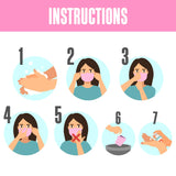 Disposable Pink Face Masks (Pack of 50) | Made in Canada