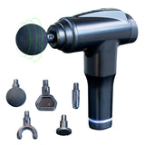 Deep Tissue Handheld Massage Gun (Black)