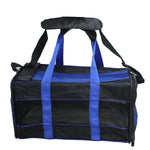Dog/Cat/Pet Carrier for Small/Medium Pets up to 18 Lbs - Black & Blue