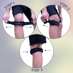 Anarjy Patella Knee Strap Pack Of 2 Adjustable Pain Relief Knee Stabilizer