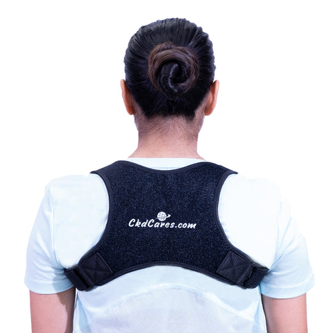 Anarjy Back Support Adjustable Posture Corrector Comfortable Upper Back Brace For Men & Women
