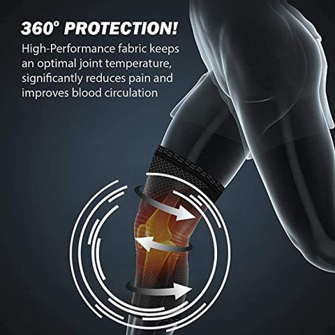 Anarjy Knee Brace With Patella Gel Pad Knee Compression Breathable