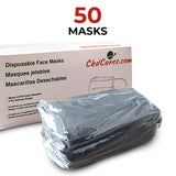 ASTM Level 1 (Pack of 50) Black Face Masks | Made in Canada