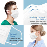 ASTM Level 1 (Pack of 50) White Face Masks | Made in Canada