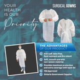 Disposable Isolation Gowns (5 pcs)