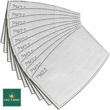 Replaceable Filters for Adult Masks | 5 Layers of Protection (100 pcs)