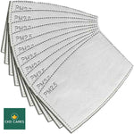 Replaceable Filters for Adult Masks | 5 Layers of Protection (50 pcs)